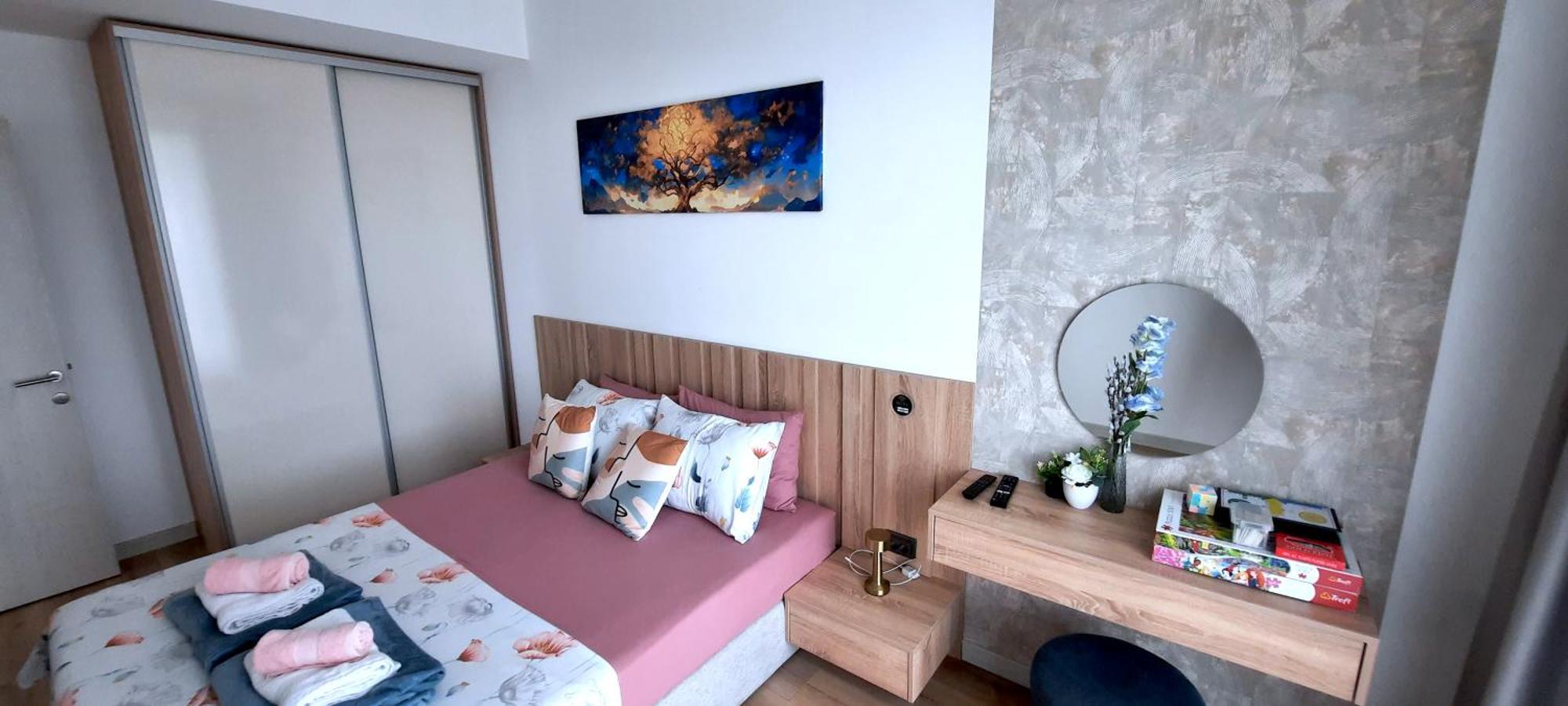Luxury Condo On 18Th Floor With Pool, Fitness, Parking Included. Skopje Buitenkant foto